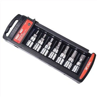 Conjunto de chave de soquete Dr. Bit 7PCS 3/8"