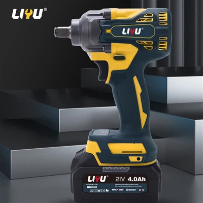 Chave de impacto sem escova de lítio 21V
